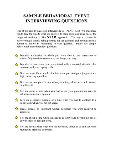 bei interview answer key.